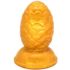 Xcock Zlatý velký anální kolík kužel intimní dildo anální kolík unisex