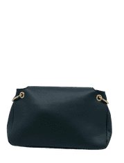 Marina Galanti shoulder bag Libena – menší kabelka přes rameno s ozdobným popruhem v paví zelené