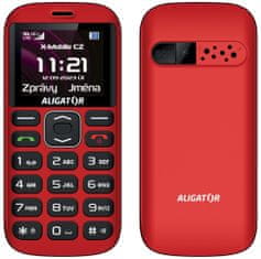Aligator A720 4G Senior Black Red - rozbaleno