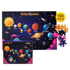 Aga4Kids Dětské puzzle Sluneční soustava 100 dílků