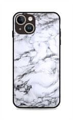 TopQ Kryt LUXURY iPhone 15 pevný Marble White 111300
