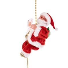 Ruhhy 22502 Vánoční dekorace Santa Claus na laně, 100 cm