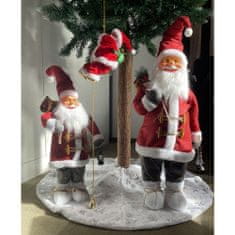 Ruhhy 22502 Vánoční dekorace Santa Claus na laně, 100 cm
