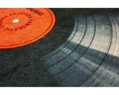 Mujkoberec Original Kusový koberec Vinylová deska 150x150 (průměr) kruh