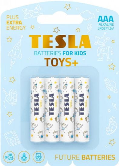 TESLA Baterie Tesla TOYS+ BOY AAA 4ks