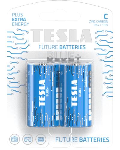 TESLA Baterie Tesla BLUE+ C 2ks