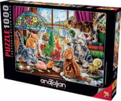 AnaTolian Puzzle Koťata a akvárium 1000 dílků