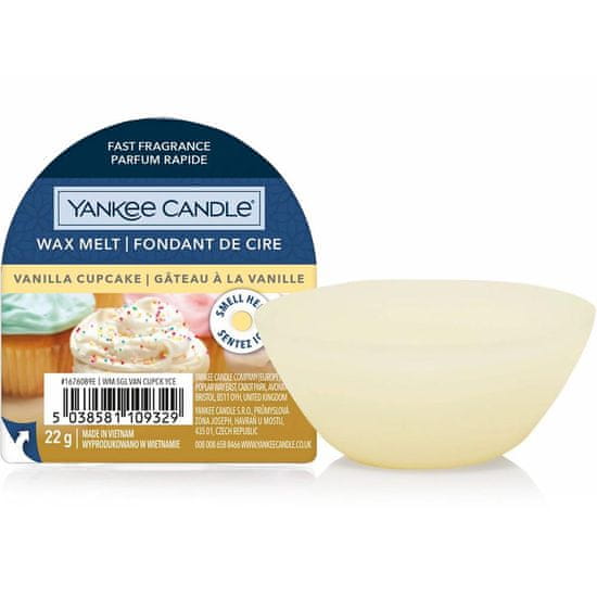 Yankee Candle vonný vosk Vanilla Cupcake (Vanilkový košíček) 22g
