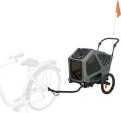 Trixie Vozík za kolo, L: 80 x 103 x 98/147 cm, šedá/šalvějová