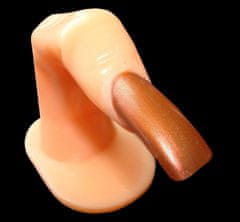Nehtyprofi Chromový lak na nehty CH14 - Hnědo-oranžová 10ml