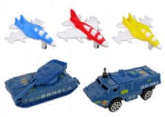 Lean-toys Letadlová Loď Vojenská Základna Letadlo Světlo Zvuk Armáda