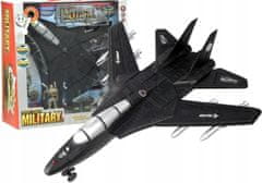 Lean-toys Letadlo Vojenské Letadlo Stíhačka Svítí Hra