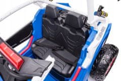 Lean-toys Auto Na Baterie Buggy Xb-2118 Policejní Modrá 4X4