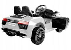 Lean-toys Auto Na Baterie Audi R8 Spyder Bílá