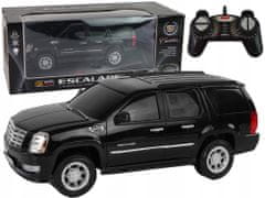 Lean-toys Auto Cadillac Escalade R/C Černá Světla Zvuk 1:16