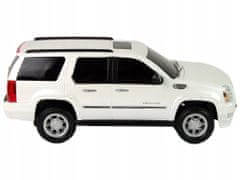 Lean-toys Auto Cadillac Escalade R/C Bílá Světla Zvuk 1:16