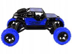 Lean-toys Auto Na Dálkové Ovládání Terénní R/C 1:18 Modré.