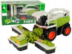 Lean-toys Zemědělský Stroj Kombajn Mc 7366 Velký Zelený