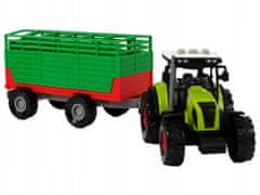 Lean-toys Traktor S Přívěsem Autíčko Farma