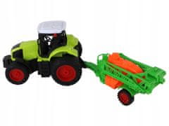Lean-toys Traktor S Rc Postřikovačem Dálkově Ovládaný 1:16