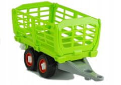 Lean-toys Roztahovací Traktor S Otevíracím Přívěsem 43 Cm