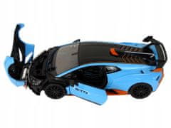 Lean-toys Auto R/C Lamborghini Huracan 1:14 Rastar Modrá
