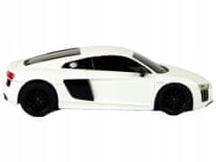 Lean-toys Auto R/C Audi R8 1:24 Rastar Bílé