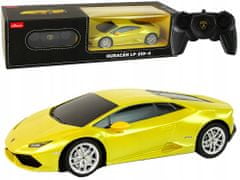 Lean-toys Auto R/C Lamborghini Huracan 1:24 Rastar Žlutá