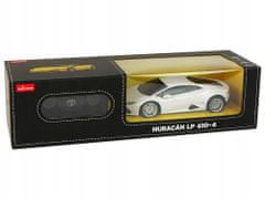 Lean-toys Auto R/C Lamborghini Huracan 1:24 Rastar Bílá