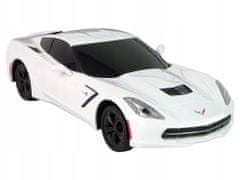 Lean-toys Sportovní Auto Corvette C7 1:24 Bílá