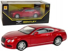 Lean-toys Auto Bentley 1:24 Frikční Pohon Červená
