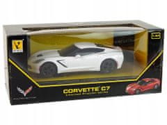 Lean-toys Sportovní Auto Corvette C7 1:24 Bílá