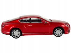 Lean-toys Auto Bentley 1:24 Frikční Pohon Červená