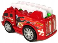 Lean-toys Auto Strážce Transformace Drak 2V1 Hasičský Vůz