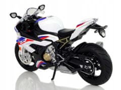 Lean-toys Motocykl Model Bmw S1000Rr Bílá Světla Zvuky