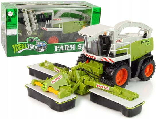 Lean-toys Kombajn Zemědělský Stroj Pro Děti Pohyblivé Prvky
