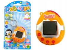 Lean-toys Tamagotchi Ve Vejci Elektronická Hra Zvířátka Oranžová