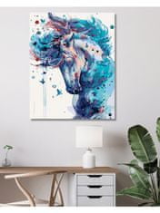 InnoVibe Sada na diamantové malování - modrý abstraktní kůň