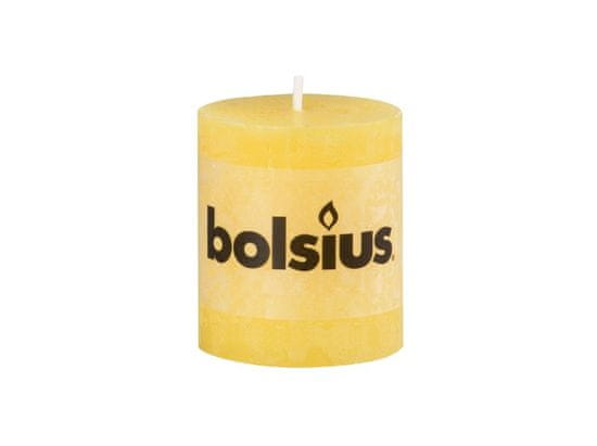 Bolsius Rustic Válec 68x80 žlutá svíčka