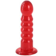 Xcock Velké červené intimní dildo masážní anální kolík unisex