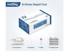 VivaDiag 25x D-Dimer test - VivaDiag