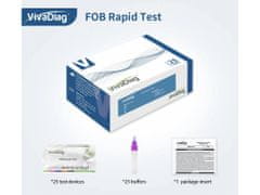 VivaDiag 25x FOB Okultní krvácení test - VivaDiag