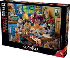 AnaTolian Puzzle Koťátka v kuchyni 1000 dílků