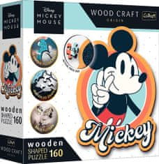 Trefl Wood Craft Origin puzzle Mickey Mouse Retro 160 dílků