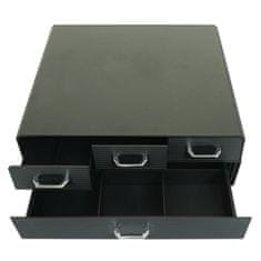 MCW Úložný box na monitor L99, úložný box na monitor se 4 zásuvkami a 15 přihrádkami 13x34x31cm