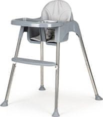 EcoToys Jídelní židlička 2v1 šedá