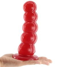 Xcock Červené velké intimní dildo masážní anální kolík unisex