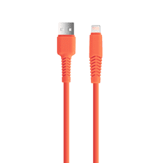 setty. kabel USB - Lightning 1,5 m 2,1A KSA-L-1.5210 oranžová (GSM165725)