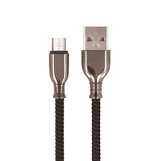 setty. kabel USB - microUSB 1,0 m 3A FC-M černá (GSM113214)