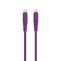 setty. kabel USB-C - USB-C 1,5m 2,1A KSC-C-1.5219 fialová (GSM169855)